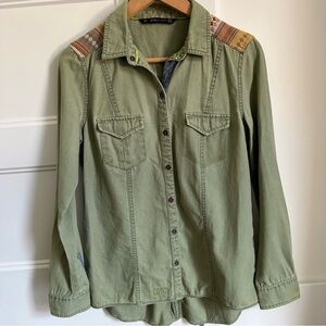 Green Zara Shirt